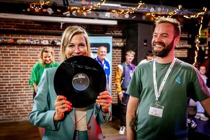 El look de la reina Máxima con un guiño a la Argentina (Foto: Instagram @patrickvkatwijk)