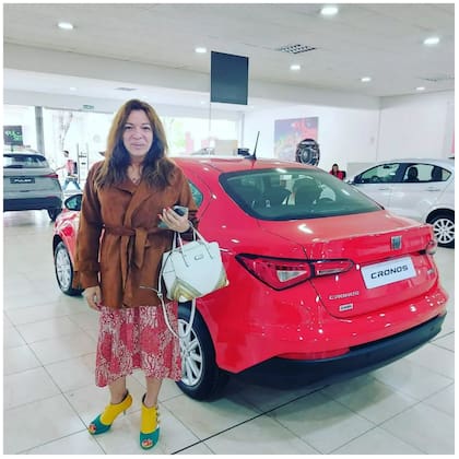 El look de Lizy Tagliani que fue criticado por Wanda Nara