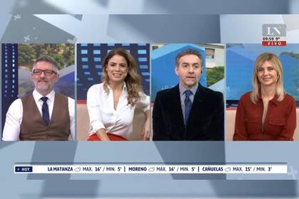 El look de Luis Novaresio del jueves (Captura video)