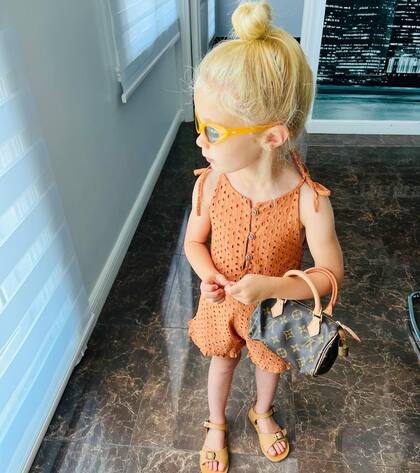 El look de Matilda, la hija de Luciana Salazar