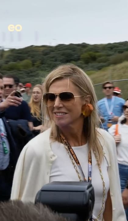 El look de Máxima Zorreguieta para el GP de los Países Bajos