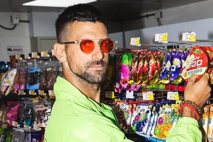 El look de Novak Djokovic que sorprendió a todos en Shanghái (Foto/Instagram: @djokernole)