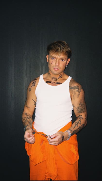 El look de preso que vistió Ian Lucas para la fiesta de Halloween de los MasterChef