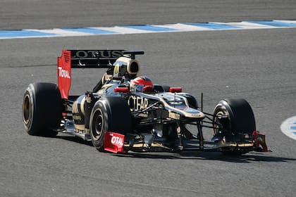 El Lotus E20 del año 2012