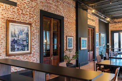 El lugar conservó la estructura del viejo hotel