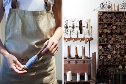 Cuenta con un taller de accesorios y botonería, donde cada pieza se confecciona a mano con madera patagónica.