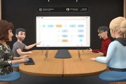 El lugar de trabajo imaginado por Facebook tiene salas de reuniones virtuales en las que las personas aún pueden usar sus computadoras del mundo real al mismo tiempo
