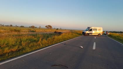 El lugar del accidente