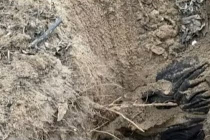 El lugar donde encontraron el cuerpo de Débora