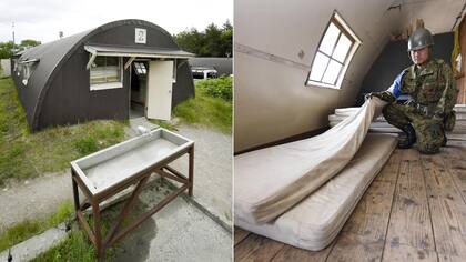 El lugar donde fue encontrado el niño