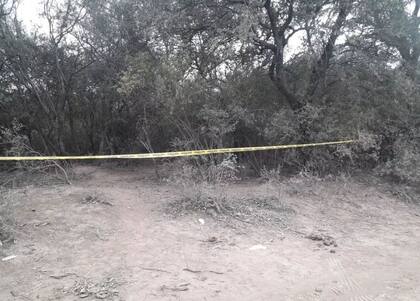El lugar donde fue encontrado el cuerpo de Vanesa