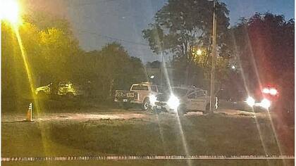 El lugar donde fue hallado el cuerpo de María Belén Olote, asesinada en María Grande, Entre Ríos