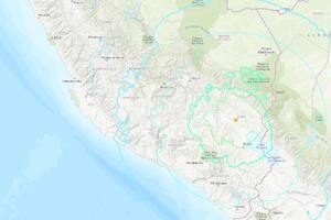 El lugar donde impactó el terremoto en Perú