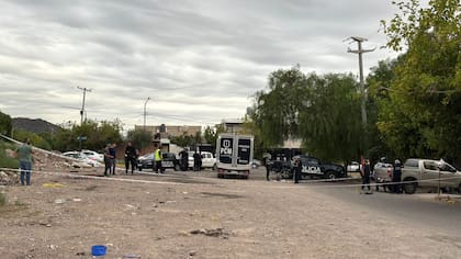 El lugar donde ocurrió el choque en el que murió el delincuente