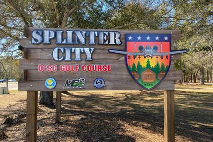 El lugar donde ocurrió el extraño fenómeno, un campo de disc golf de Carolina del Sur