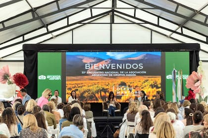El lugar donde se daban las charlas y conferencias de profesionales del paisajismo