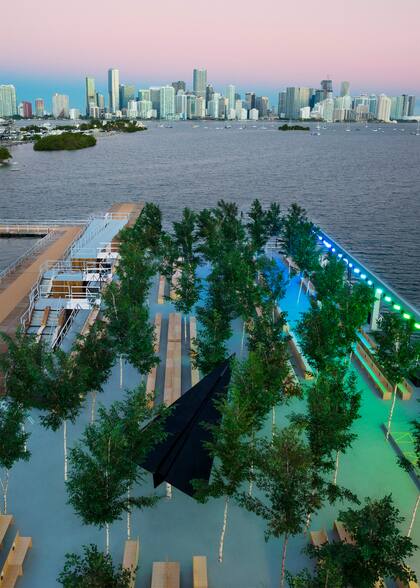 El lugar donde se realizó el imponente desfile en Miami para honrar a Abloh
