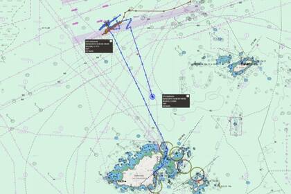Las tareas de rescate ubicaron el avión sumergido en el Canal de la Mancha.