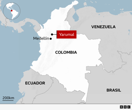 El lugar en donde rescataron a los menores.