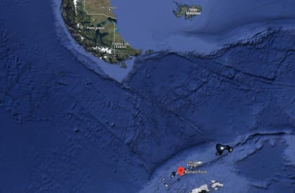 El lugar exacto en el que se estrelló el Neptune