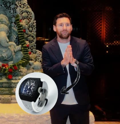 El lujoso regalo que recibió Messi en India (Foto: X)