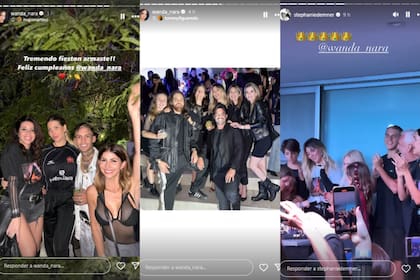 El lunes a la noche Wanda Nara recibió su cumpleaños (Foto: Instagram)