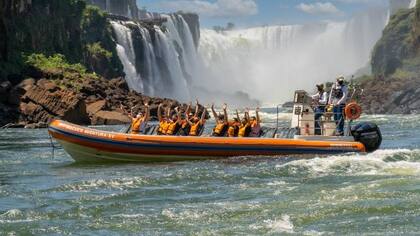 El Macuco Sáfari es un recorrido en bote por Iguazú que dura aproximadamente dos horas.
Foto: Macuco Sáfari