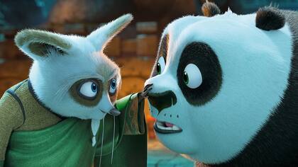 El maestro Shifu y Po se reencuentran en la tercera parte de Kung Fu Panda, estreno de hoy