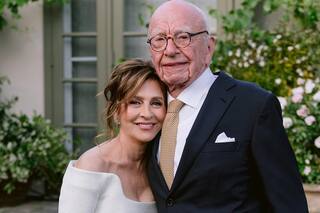 El magnate estadounidense Rupert Murdoch se casó por quinta vez