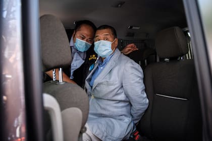 El magnate de prensa Jimmy Lai fue arrestado junto a otros colaboradores hoy en Hong Kong