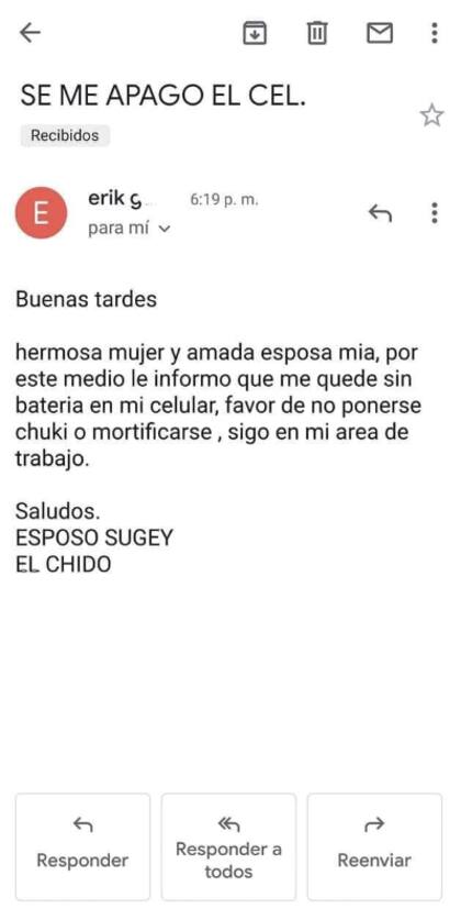 El mail que se volvió viral en las redes sociales