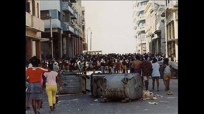 El Maleconazo, en 1994, retratado por el fotógrafo holandés Karel Poort