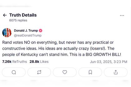 El mandatario republicano criticó la postura de los políticos que se posicionan en contra del proyecto de ley