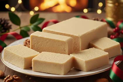 El mantecol es un postre tradicional argentino muy popular en la Navidad y Año Nuevo