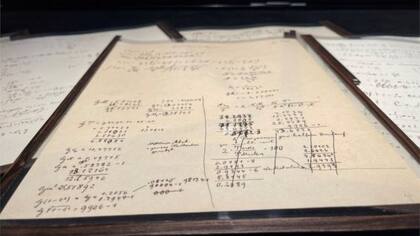 El manuscrito con sus cálculos fue elaborado entre 1913 y 1914 por Einstein y su colega suizo Michele Besso