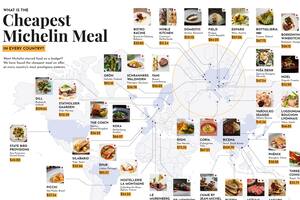 Gastronomía: dónde comer los platos “estrella Michelin” más baratos del mundo