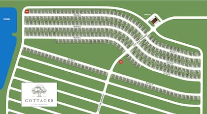 El mapa de cómo será la distribución en el nuevo complejo de Texas