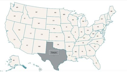El mapa de CroFab que muestra la distribución de las serpientes en Estados Unidos
