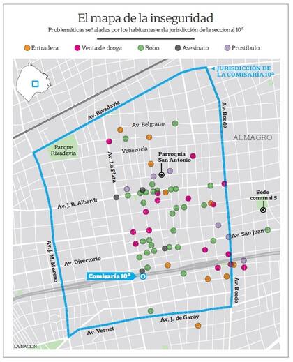 El mapa de la inseguridad