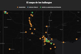 Dónde encontraron los cuerpos de 1652 desaparecidos