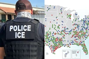 El mapa actualizado de los condados que colaboran con el ICE para detener a migrantes