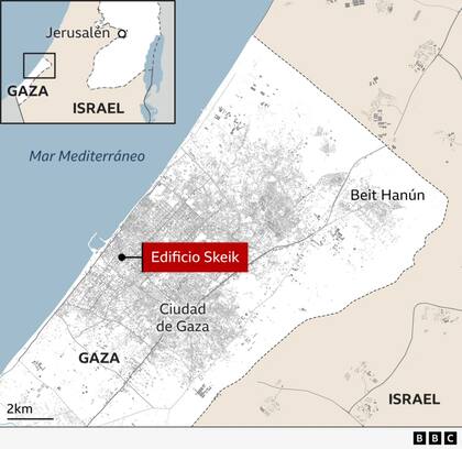 El mapa del edificio Skeik