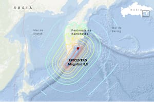 El mapa del terremoto que sacudió Rusia y derivó en alertas del tsunami en distintos puntos del mundo