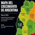 El extraño mapa que Milei y un asesor de Caputo compartieron para celebrar el crecimiento en la Argentina