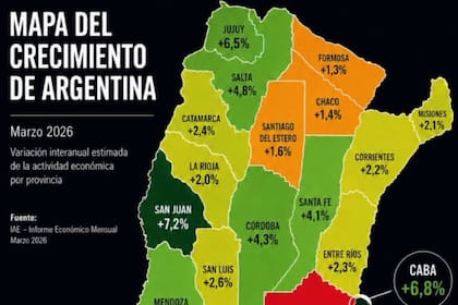 El mapa sin Tucumán que compartió Milei