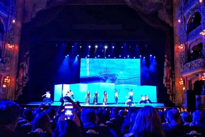 El mapping sobre el Colón y las pantallas HD fueron protagonistas del inolvidable espectáculo