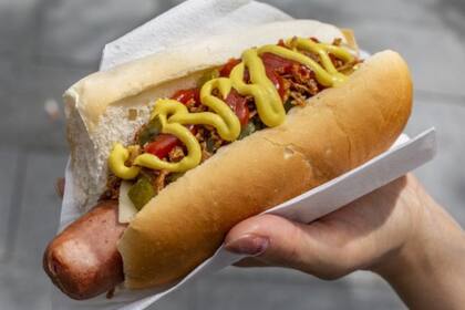 El marido de María fue el encargado de la cocina y sus hot dogs fueron un éxito