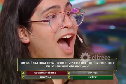 El martes Ale ganó los $3.000.000 (Foto: Captura de TV / eltrece)