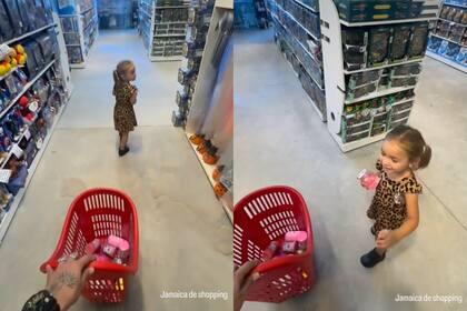 El martes L-Gante subió un video de su día de compras con su hija Jamaica (Foto: Instagram @lgante_keloke)