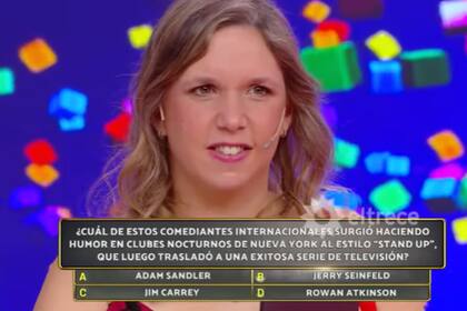 El martes Lucila se impuso en la final y se llevó el premio de Los 8 escalones (Foto: Captura)